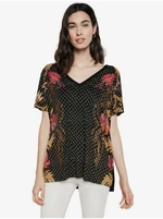 Black T-shirt Desigual TS Praga - Women