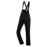 Women's ski softshell pants with membrane ALPINE PRO GERANA black