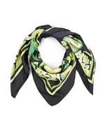 Orsay Black & Yellow Women's Patterned Scarf - Women