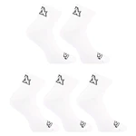 5PACK Styx ankle socks white