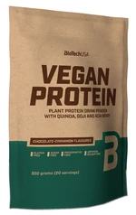 BIOTECH Vegan Protein čokoláda-škorica 500 g