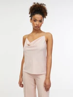 Orsay Light Pink Women's Satin Top - Women's