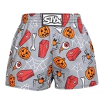 Children's boxer shorts Styx art classic rubber Halloween coffins