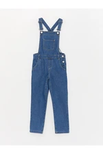 LC Waikiki Lcw Square Neck Girls Jeans Overalls