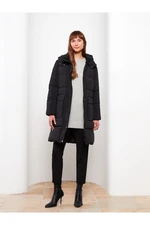 LC Waikiki Women's Hooded Plain Puffer Coat