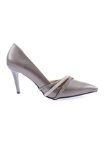 DGN Ysf-07-23y Women's Silver Stone Band Evening Dress Shoes