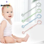 Baby Anti-drop Chain Silicone Pacifier Clips Infant Soother Chain Clips Baby Bottle Cup Toy Hanging Rope Anti loss Belt