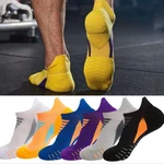 Thickened Towel Bottom Sports Socks for Breathable and Sweat-wicking Outdoor Short Tube Shallow Mouth Boat Socks