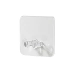 Transparent Power Plug Hook Adhesive Storage Hooks Wire Plug Bracket Hooks Two-Phase Plug Can Be Stored