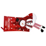 Christmas Sock Gift Bag Stocking Tree Stockings Non-woven Fabric Xmas Hanging Decor Party Pendant Socks