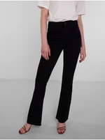 Black Women Flared Fit Jeans Pieces Peggy - Women