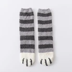 Winter Warm Cat Paw Socks for Women Girls Sleeping Socks Home Floor Socks Thick Socks