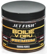 Jet fish boilie v dipu premium clasicc 200 ml 20 mm - squid krill