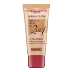 Dermacol Toning Cream 2in1 tónujúce a hydratačné emulzie pre zjednotenie farebného tónu pleti Biscuit 30 ml