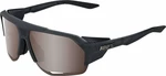 100% Norvik Soft Tact Crystal Black/HiPER Crimson Silver Kerékpáros szemüveg