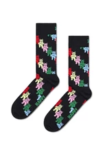 Ponožky Happy Socks Dancing Cats čierna farba