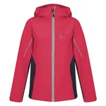 Girls softshell jacket Hannah CAPRA JR geranium/night sky