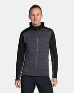 Grey-black men's sports sweatshirt Kilpi Sevelen-M