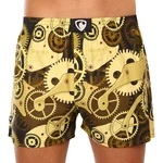 Yellow men's patterned shorts by Represent Ali