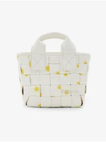 White women's patterned handbag Desigual New Splatter Valdivia Micr - Women