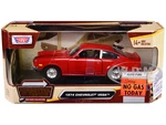 1974 Chevrolet Vega Red "Forgotten Classics" Series 1/24 Diecast Model Car by Motormax