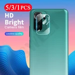 5-1Pcs protector Camera for Redmi note 10 9 pro max 5G 10S 9S9T 8 8T 7 Camera Lens protective Film phone screen protector Glass