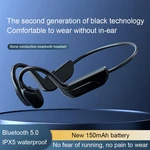 G10 Real Bone Conduction Headphones Bluetooth 5.0 Wireless Earphones Waterproof Sports Headset With Mic For Workouts Running