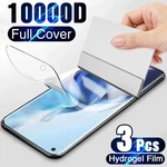 3PCS Screen Protector Hydrogel Film For OPPO Reno 6 3 2 5 Find X2 X3 Neo Lite X5 X6 Pro A53 A52 A72 Protective Film Not glass