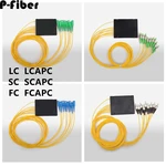 1x8 FCAPC PLC splitter cassette FC/UPC round SC/APC SC LC LC/APC 1*8 ftth splitter optical fiber box