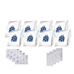 Pack Of 8 3D Vacuum Cleaner Bags Suitable For Miele GN Vacuum Cleaner S2000 S5000 S8000 Series, Complete C2 C3,