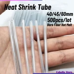 500pcs/lot 40/45/60mm Protection Sleeves Bare Fiber FTTH Heat Shrink Splice Protector Fusion Protection Splice Sleeves