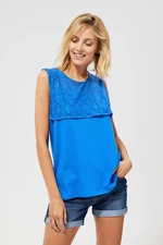 Lace top - blue