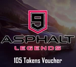 Asphalt 9: Legends - 105 Tokens Reidos Voucher