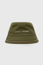 Klobúk Tommy Hilfiger zelená farba