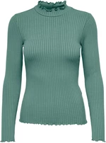 Jacqueline de Yong Dámské triko JDYFRANSISKA Stretch Fit 15228065 Chinois Green L