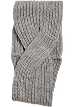 Knitted headband grey