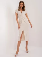 Dress-DHJ-SK-17302K.93-light beige