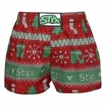 Children's boxer shorts Styx art classic elastic Christmas knitted