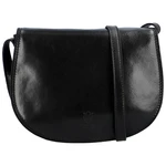 Dámská kožená crossbody černá - Delami Linda