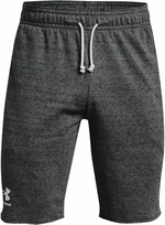 Under Armour Men's UA Rival Terry Shorts Pitch Gray Full Heather/Onyx White S Fitness pantaloni