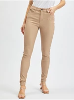 Orsay Beige Women Skinny Fit Pants - Women