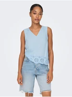 Light blue women's top ONLY Sabira - Women