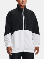 Under Armour Jacket Woven FZ Oversized Jacket-BLK - Women