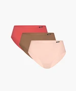 Women's Classic Panties ATLANTIC 3Pack - Light Coral/Light Pink/Dark Beige