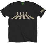 The Beatles T-shirt Abbey Road Silhouette Unisex Black M