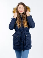 Women's parka GLANO - dark blue