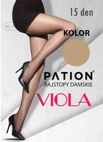 Raj-Pol Woman's Tights Pation Viola 15 DEN