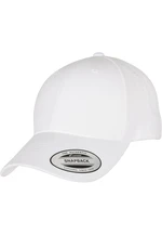 Prémiová zahnutá kšiltovka Snapback Cap bílá