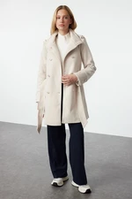 Trendyol Stone Regular Belted Coat