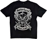 Motörhead Camiseta de manga corta Crossed Swords England Crest Unisex Black M